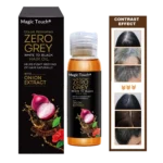 Magic Touch Zero Grey Hair Oil bottle – anti-greying serum with onion extract for restoring natural hair color