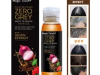 Magic Touch Zero Grey Hair Oil bottle – anti-greying serum with onion extract for restoring natural hair color