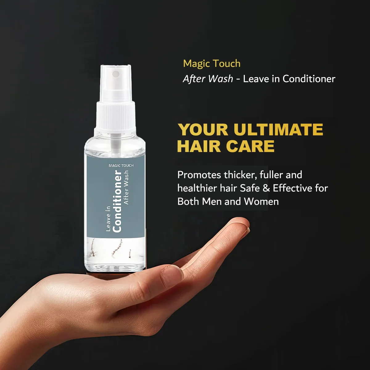 Magic Touch Leave-In Conditioner Spray 50ml Magic Touch Leave-In Conditioner 50ml lightweight hair spray bottle