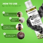 Natural rosemary and herbal ingredients for hair root strengthening